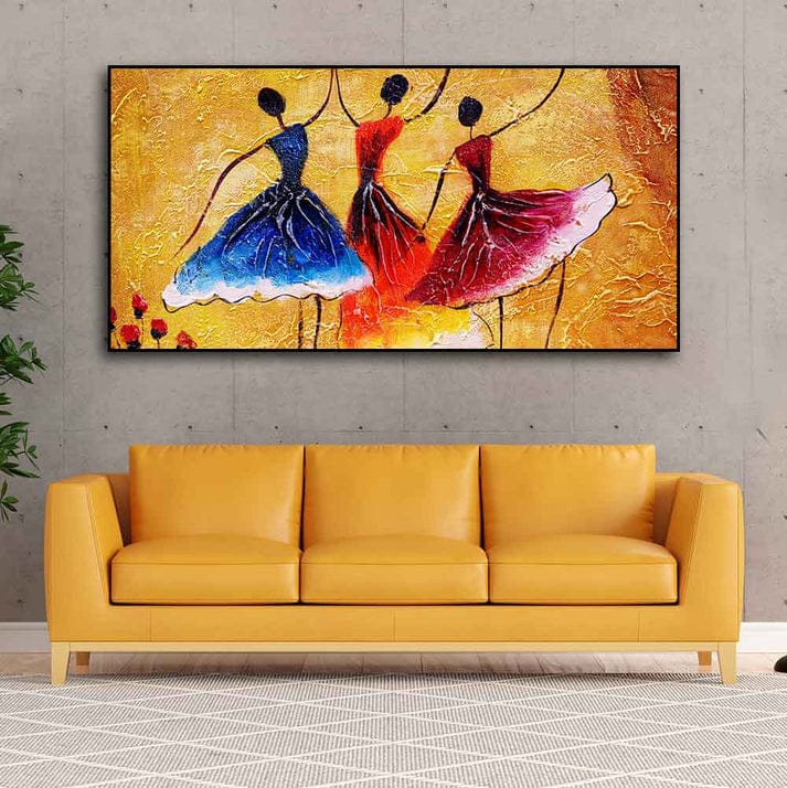 acrylic canvas hand painting 2 ft 3 ft